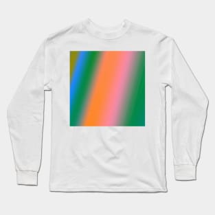 blue green red pink abstract texture background pattern Long Sleeve T-Shirt